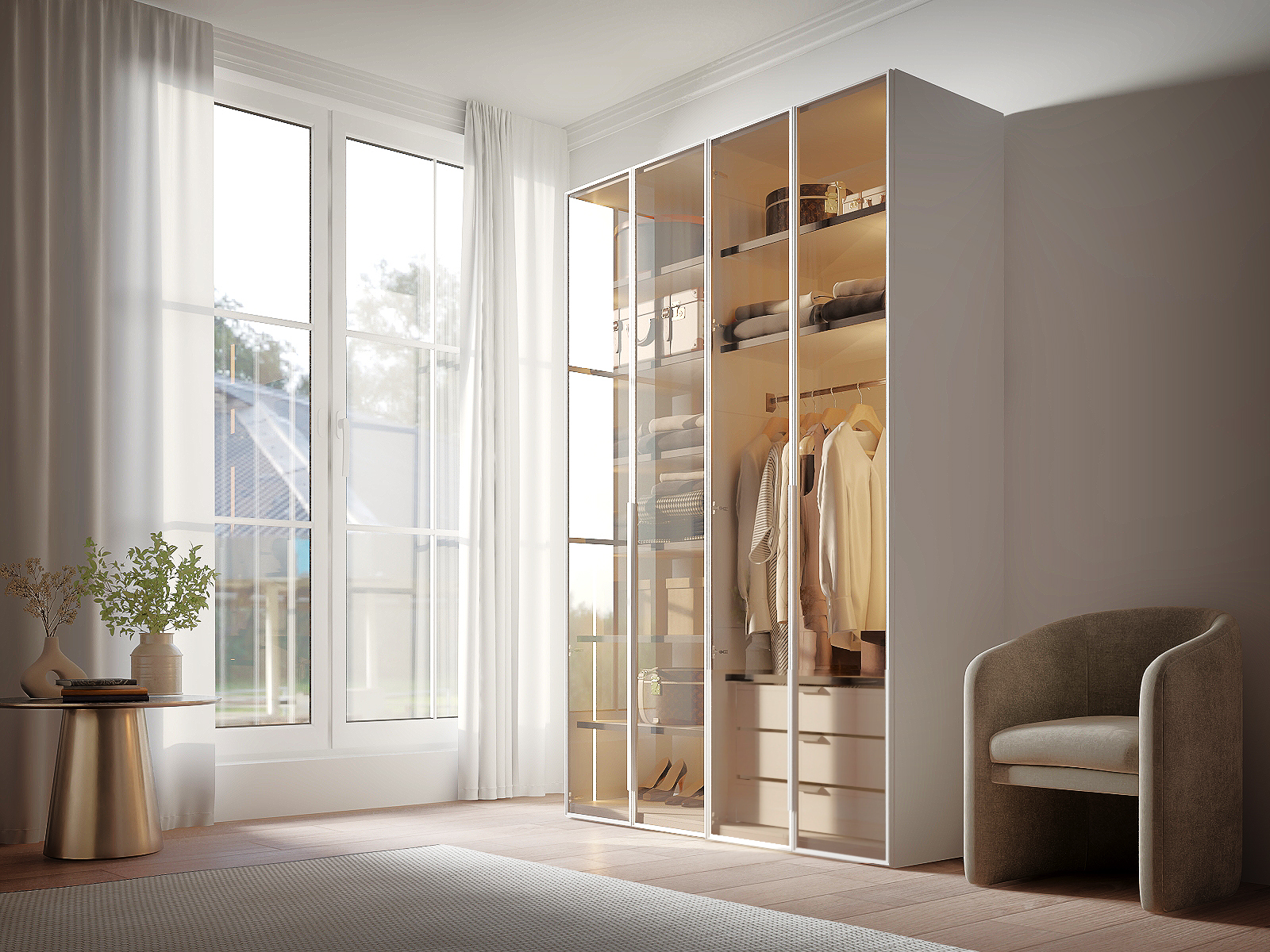 Interior Visualization Closet Desaign